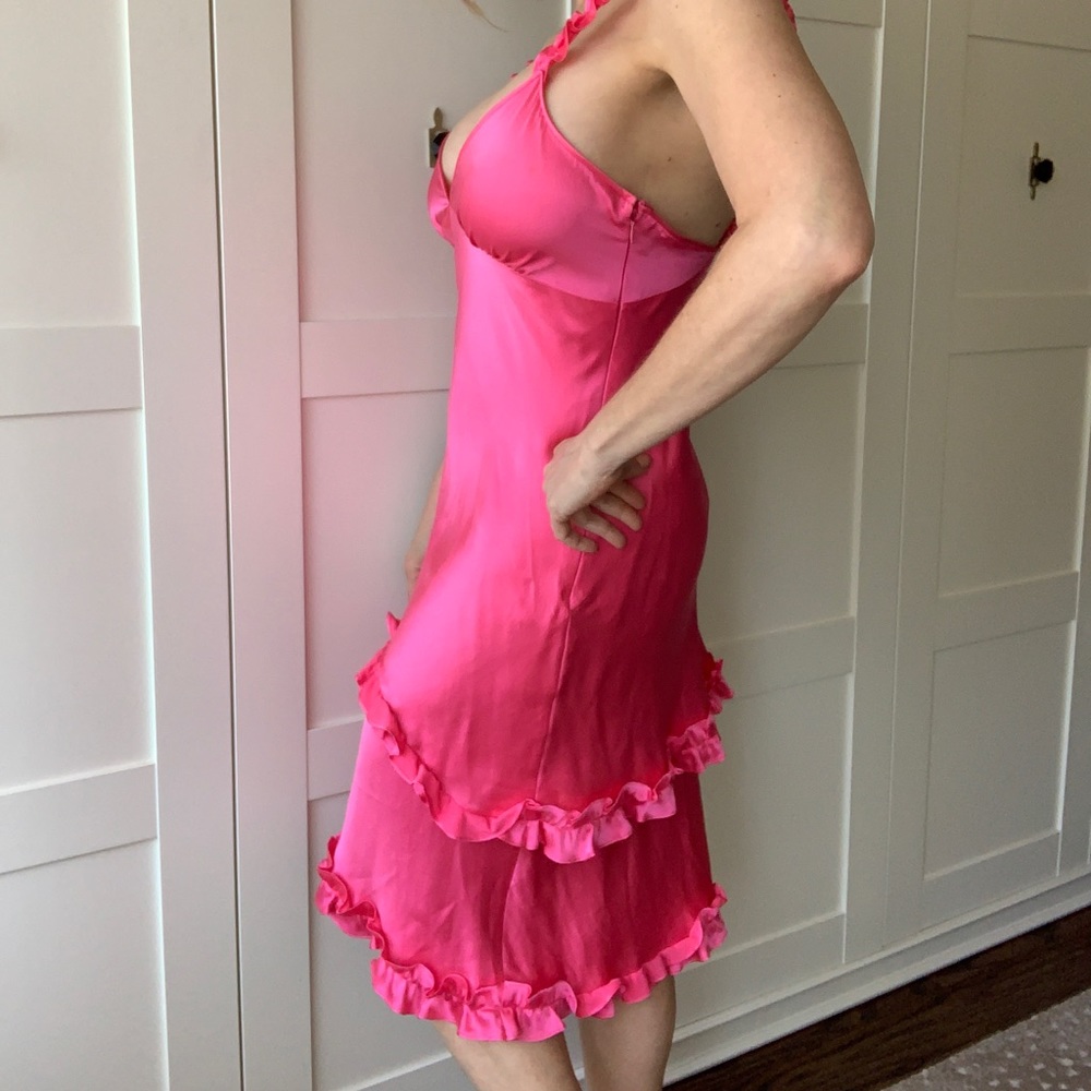 Jill Stuart 100% Silk charmeuse Slip Dress Size 8 y2k Sex and the City